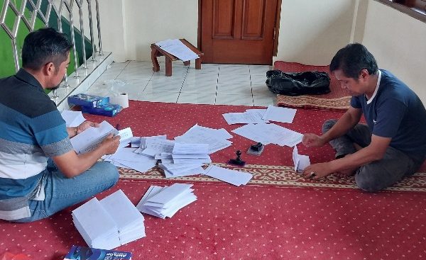 Persiapan Distribusi Surat Dana Rajaban 27/1/2025