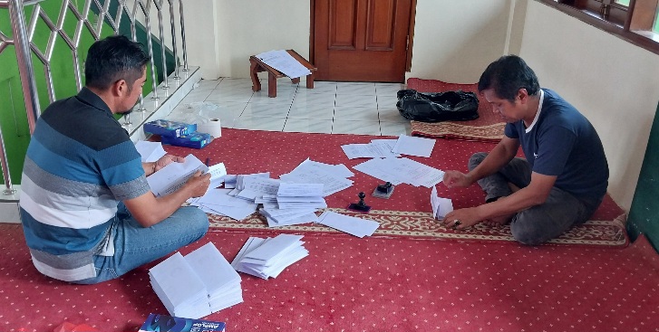 Persiapan Distribusi Surat Dana Rajaban 27/1/2025