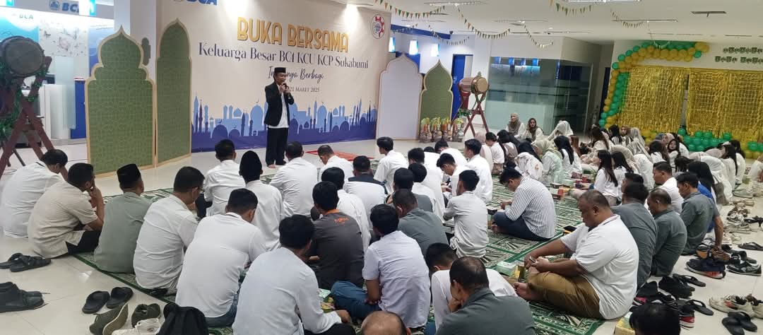 Ceramah Ramadhan Ketua DKM di KCU BCA  Kota Sukabumi 21/3/2025