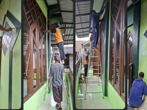 Pengelupasan Cat Lama Masjid 31/8/2025