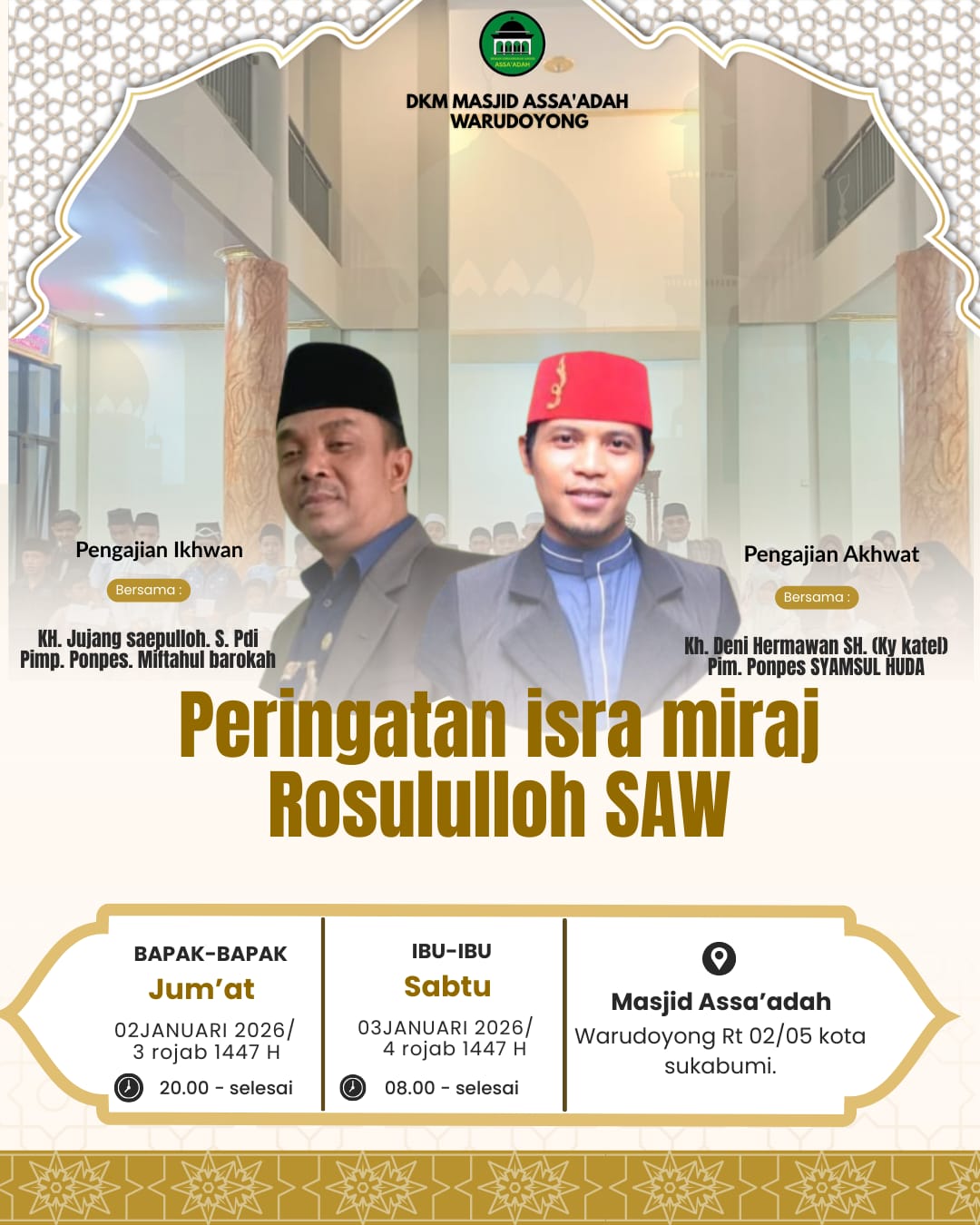 Undangan Rajaban DKM Assa'adah