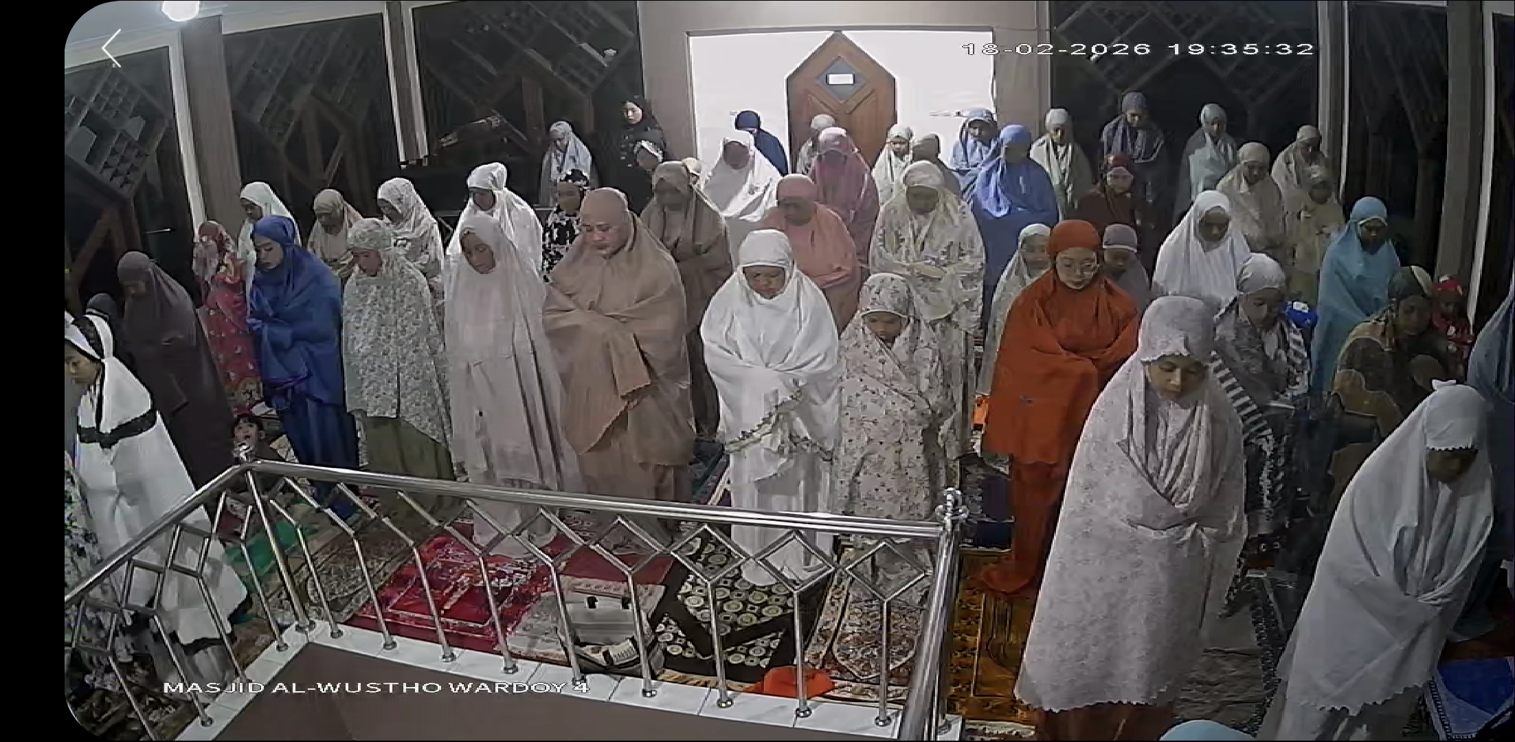 Tarawih Akhwat Malam ke-1, 18/2/2026